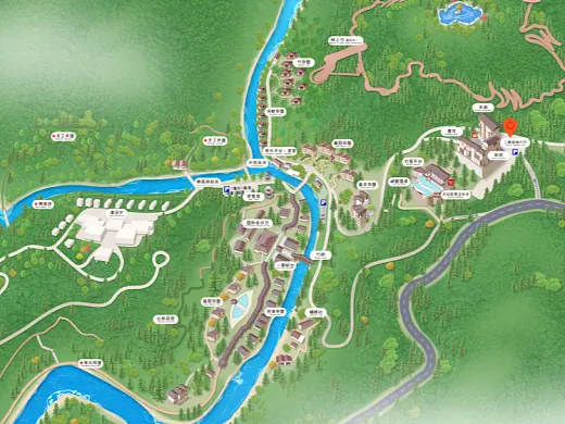 丹东结合景区手绘地图智慧导览和720全景技术，可以让景区更加“动”起来，为游客提供更加身临其境的导览体验。